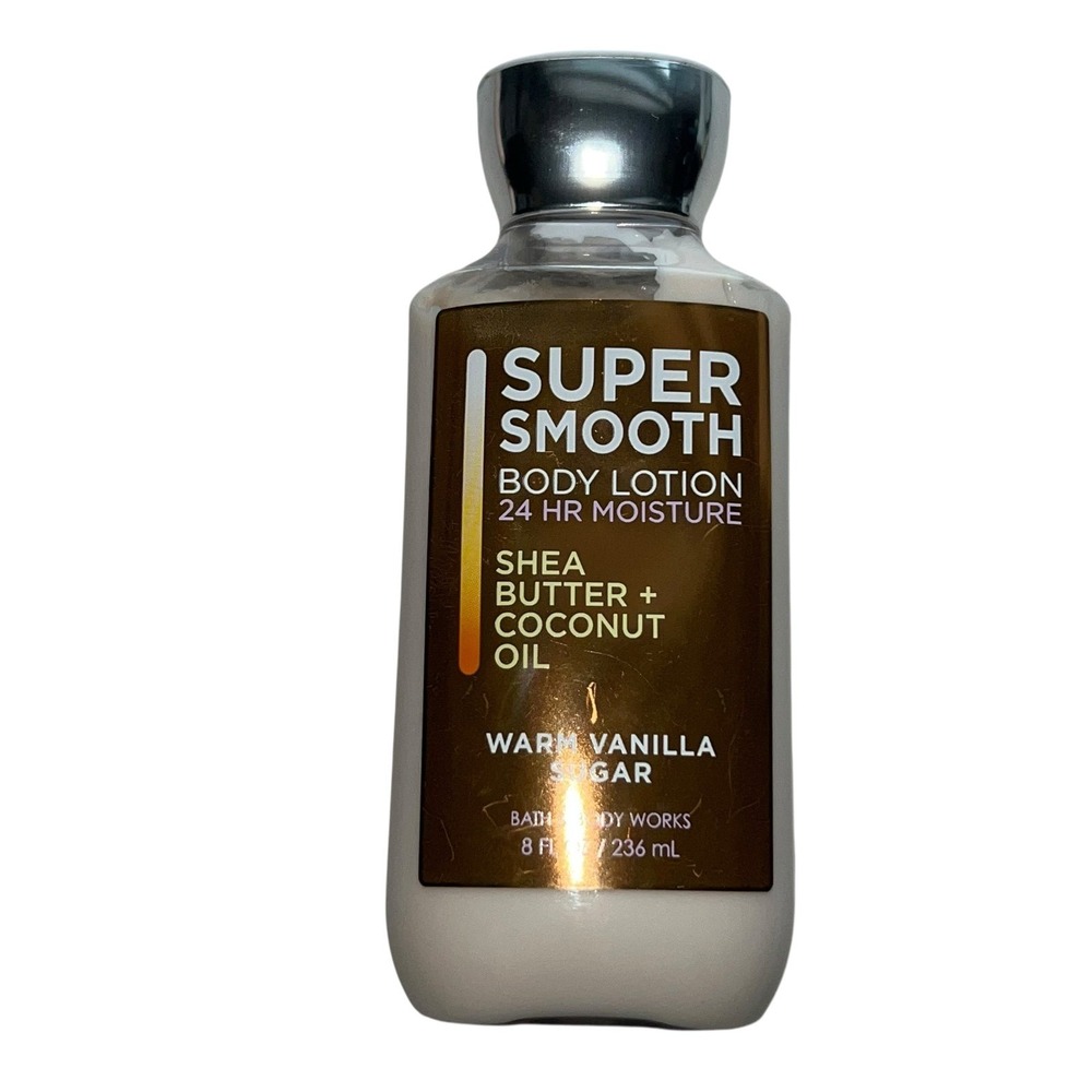 Bath and Body Works super smooth body lotion WARM VANILLA SUGAR 24 hr moisture